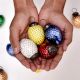 12 Pieces Multicolor Ornaments For Tree Decoration - Easter Decorative Bowl Filler